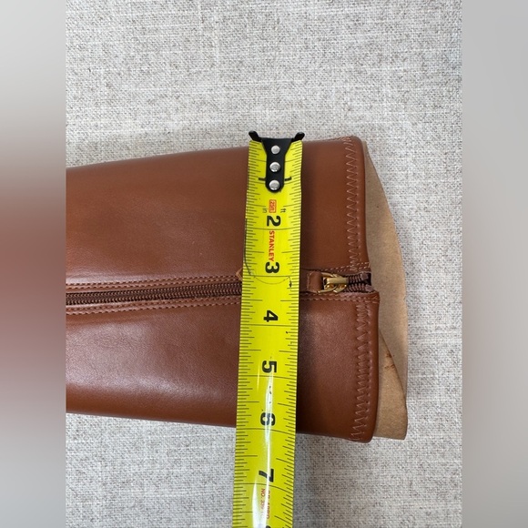 NWOB Franco Sarto Stretch Merina brown knee riding high boots size 7M preppy - Picture 7 of 14